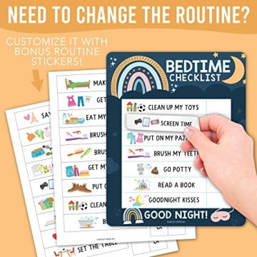 Hadley Designs Kids Daily Schedule Chart for Fun Routines
