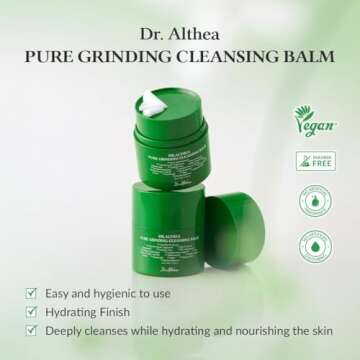 Dr.Althea Pure Grinding Cleansing Balm | Hygenic One-Step Makeup Cleansing Oil with Madecassoside | ...