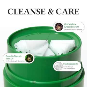 Dr.Althea Pure Grinding Cleansing Balm | Hygenic One-Step Makeup Cleansing Oil with Madecassoside | Non-Greasy Sorbet Texture | Soothing for All Skin Types | Korean Vegan Skin Care | 1.69 Fl Oz