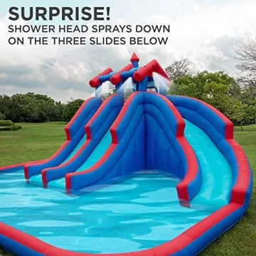 Sunny & Fun Mega Sport Inflatable Water Triple Slide Park