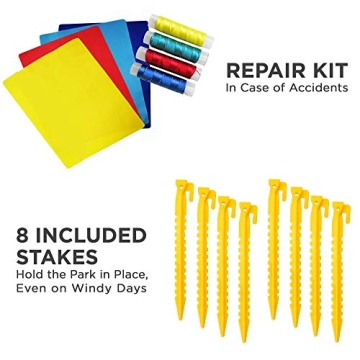 Sunny & Fun Mega Sport Inflatable Water Triple Slide Park