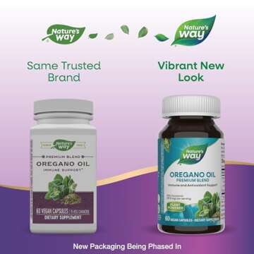 Nature’s Way Oregano Oil – Immune Support Supplement – Vegan