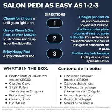 Electric Callus Remover CR900: Powerful Feet Care Tool