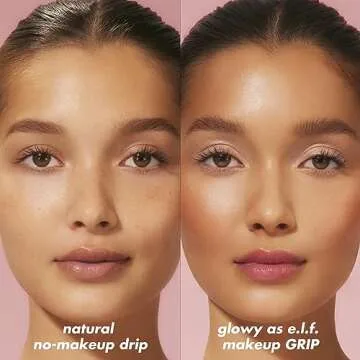 e.l.f. Power Grip Primer + 4% Niacinamide Mini, Gel-Based & Hydrating Face Primer, Evens Skin & Brightens, Grips Makeup, Vegan & Cruelty-Free