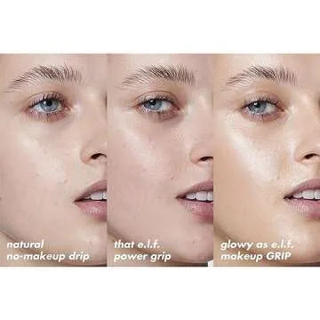 e.l.f. Power Grip Primer + 4% Niacinamide Mini, Gel-Based & Hydrating Face Primer, Evens Skin & Brightens, Grips Makeup, Vegan & Cruelty-Free