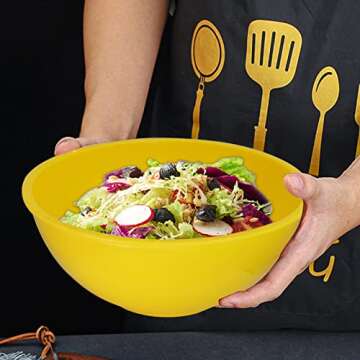 ATRDTO Mixing Bowl Set for Cooking, Baking & Serving