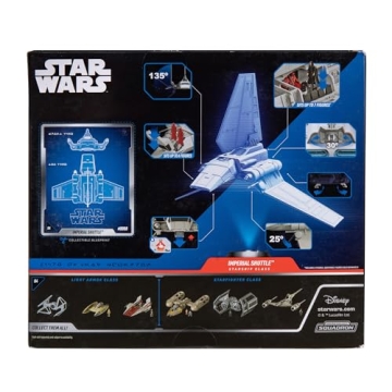 Star Wars Imperial Shuttle 7-Inch Vehicle with Micro Figures