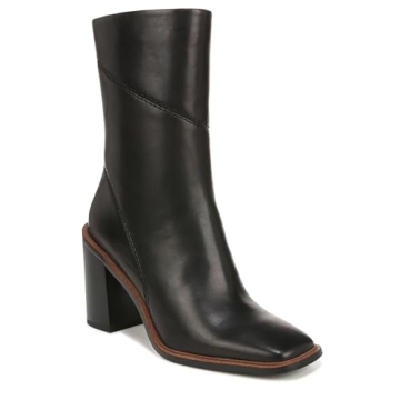 Stylish Franco Sarto Women's Stevie Mid Calf Boot - Black Leather