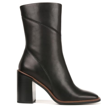 Franco Sarto Women's Stevie Mid Calf Boots in Black Leather