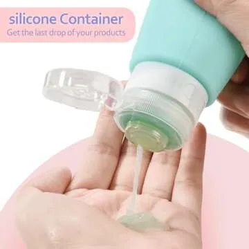 3oz Travel Bottles - Leak-Proof & TSA-Approved Containers