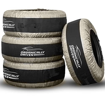 Organically Driven Tire Totes, Bags, Seasonal Storage and Easy Transportation for Tires from 15'' to...