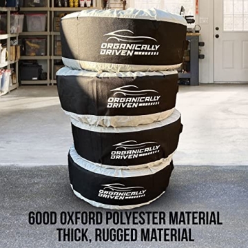 Organically Driven Tire Totes for Easy Tire Storage and Transport