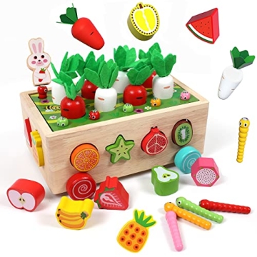 UAHAPY Montessori Toys for Boys and Girls 1-3 Year Olds