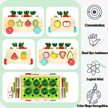 UAHAPY Montessori Toys for Boys and Girls 1-3 Year Olds