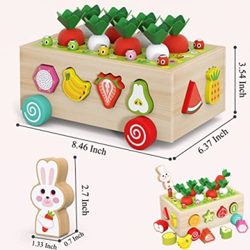 UAHAPY Montessori Toys for Boys and Girls 1-3 Year Olds