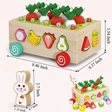 UAHAPY Montessori Toys for Boys and Girls 1-3 Year Olds