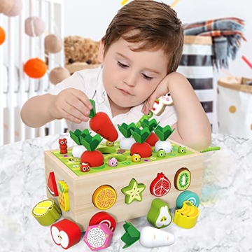 UAHAPY Montessori Toys for Boys and Girls 1-3 Year Olds