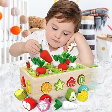 UAHAPY Montessori Toys for Boys and Girls 1-3 Year Olds