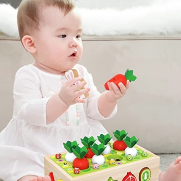 UAHAPY Montessori Toys for Boys and Girls 1-3 Year Olds