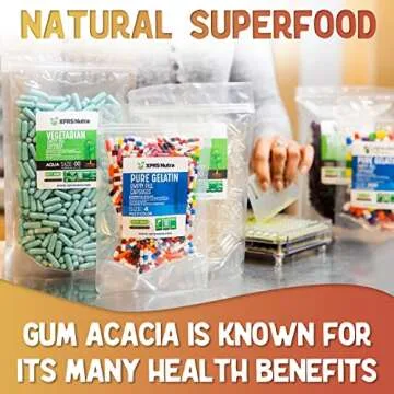 XPRS Nutra Gum Arabic Powder - Premium Acacia Gum Powder 4 Ounce - Food Grade Powdered Gum Powder Arabic Gum Arabic for Watercolor Paint - Arabic Gum Powder for Baking and More