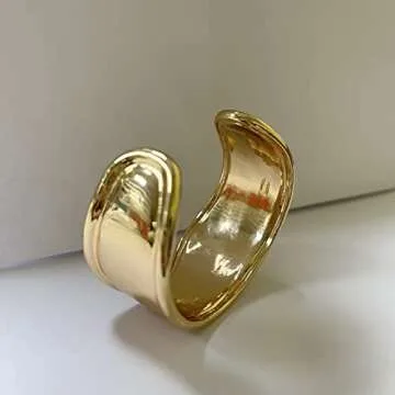 Colorful Bling Punk Twisted Cuff Bracelet for Women