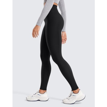 Warm CRZ YOGA Fleece Lined Leggings for Winter Comfort