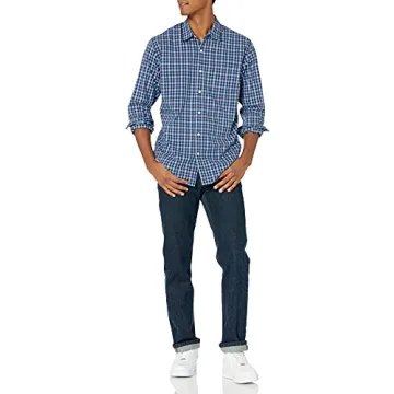 Amazon Essentials Casual Poplin Shirt for Men - Stylish Fit