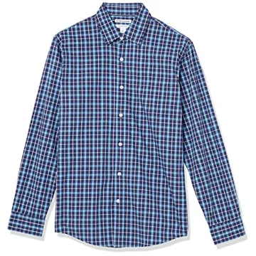 Amazon Essentials Casual Poplin Shirt for Men - Stylish Fit