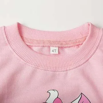 Zarmfly Girls 2 Piece Toddler Outfit for Fall & Winter