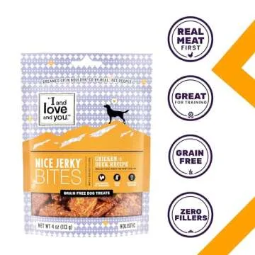 I and love and you Grain Free Chicken + Duck Dog Treats