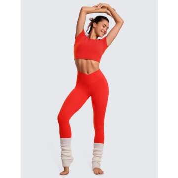 CRZ YOGA Soft High-Waisted Leggings for Women