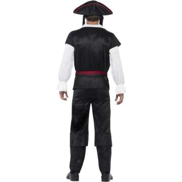 Smiffys Men's Aye Aye Pirate Captain Costume