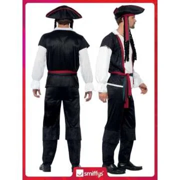 Smiffys Men's Aye Aye Pirate Captain Costume