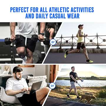 maamgic Men's 5" Running Shorts with Zip Pockets