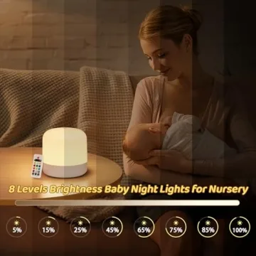 Ultimate Baby Night Light with Remote & Brightness Control