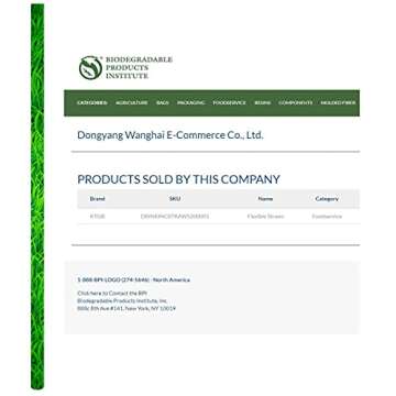 200 Count 100% Compostable Plant-Based PLA Straws-KTOB Biodegradable Colorful Drinking Plasticless S...