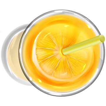 200 Count 100% Compostable Plant-Based PLA Straws-KTOB Biodegradable Colorful Drinking Plasticless Straws-Eco Friendly Plastic Bar Straws