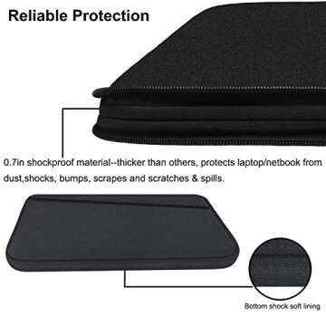 AREYLO 15.6 inch Laptop Sleeve for Stylish Protection