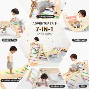 BlueWood Pikler Triangle Set for Active Toddlers