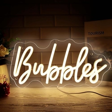 Bubbles LED Neon Sign for Vibrant Party Decor
