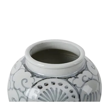 Artissance Lucky Cloud Motif Porcelain Vase 10 in.