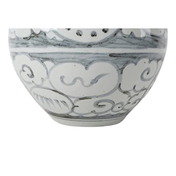 Artissance Lucky Cloud Motif Porcelain Vase 10 in.
