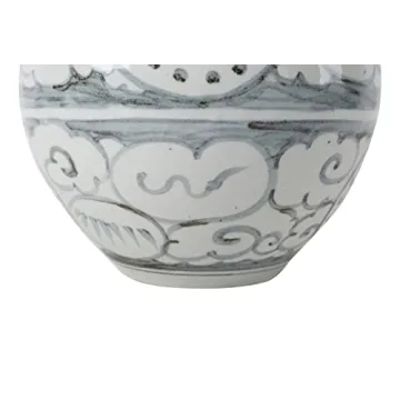 Artissance Lucky Cloud Motif Porcelain Vase 10 in.