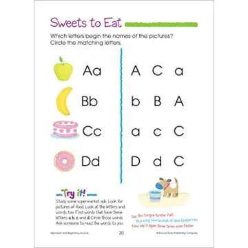 School Zone - Kindergarten Super Scholar Workbook - 128 Pages, Ages 5 to 6, Shapes, Colors, Beginning Sounds, Identifying Patterns, and More