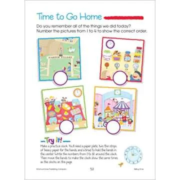 School Zone - Kindergarten Super Scholar Workbook - 128 Pages, Ages 5 to 6, Shapes, Colors, Beginning Sounds, Identifying Patterns, and More