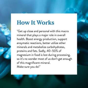 Nature's Sunshine Magnesium Tablets for Energy & Nerve Support