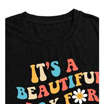 MAIHUN Women Teacher Life Shirt Comfortable Funny Tee