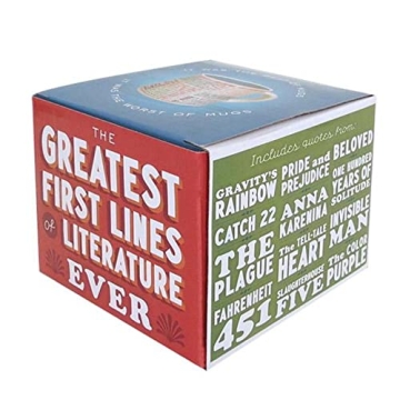 First Lines of Literature Coffee Mug - Perfect Gift for Readers