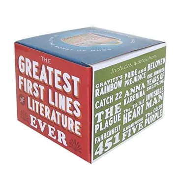 First Lines of Literature Coffee Mug - Perfect Gift for Readers