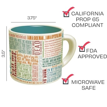 First Lines of Literature Coffee Mug - Perfect Gift for Readers